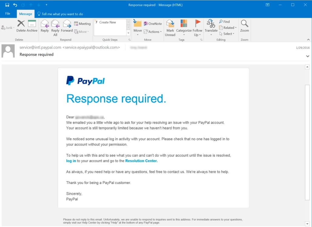 how to spot a phishing email