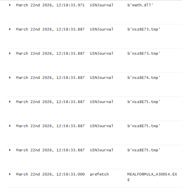  Figure 6 - Apex Forensic Analysis - Subsequent Payload Delivery 
