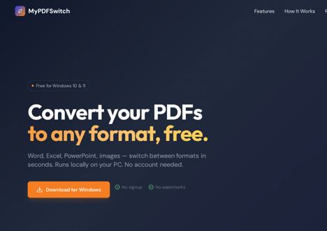 Apex Forensic Analysis – MyPDFSwitch Landing Page from a malvertising event
