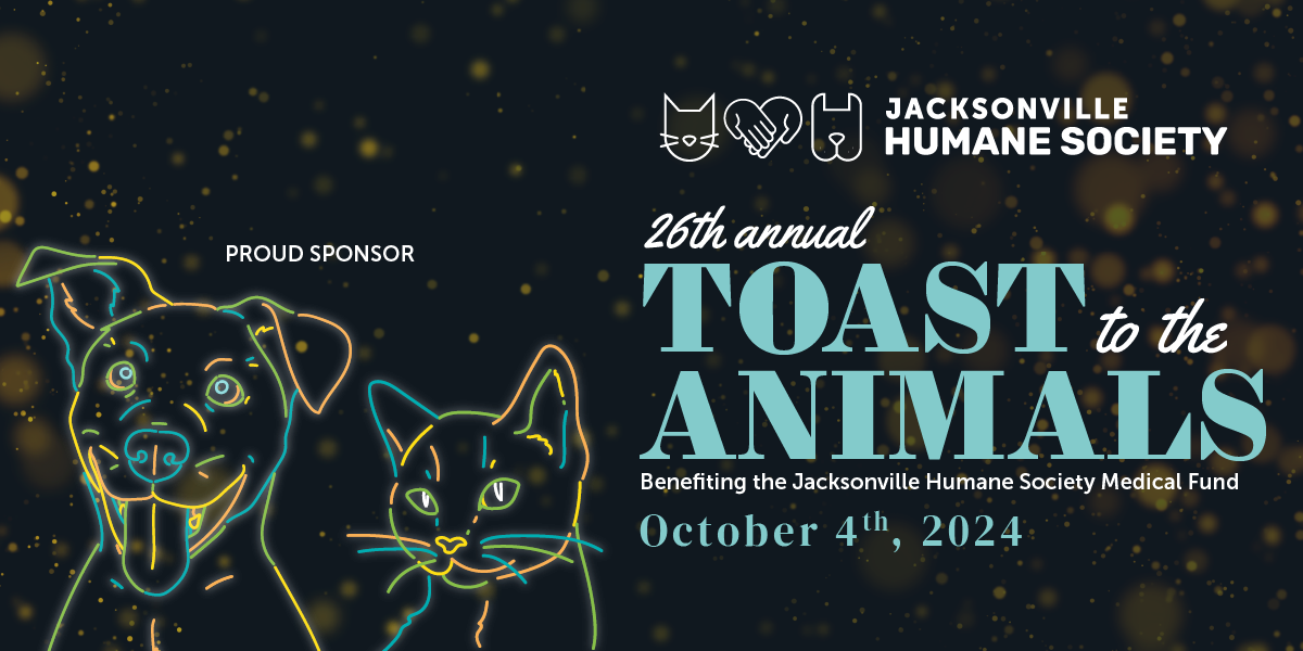 Oct 4th, 2024 - Jacksonville Humane Society's Toast to the Animals 2024